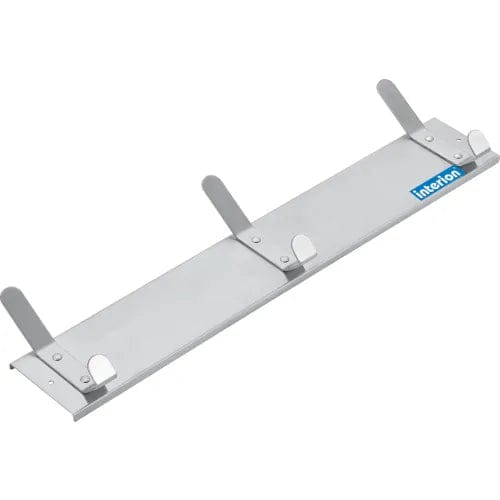 Centerline Dynamics Coat Racks & Stand 24"W Coat Rack with 3 Hooks - Silver