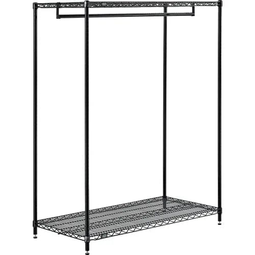 Centerline Dynamics Coat Racks & Stand Free Standing Clothes Rack - 2 Shelf - 48"W x 24"D x 63"H