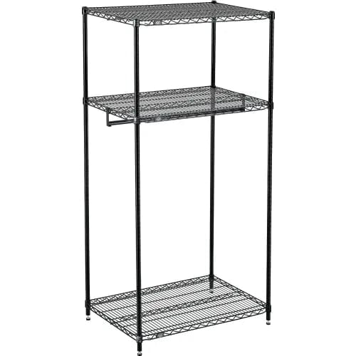 Centerline Dynamics Coat Racks & Stand Free Standing Clothes Rack - 3 Shelf - 36"W x 24"D x 74"H