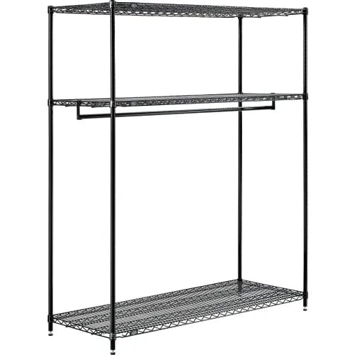 Centerline Dynamics Coat Racks & Stand Free Standing Clothes Rack - 3 Shelf - 60"W x 24"D x 74"H