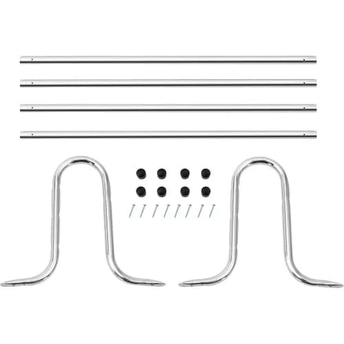 Centerline Dynamics Coat Racks & Stand Wall Mount Coat & Towel Rack With Shelf, 36"W, Chrome