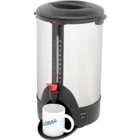Centerline Dynamics Coffee Brewing Machine Classic Coffee Concepts 50-Cup, Stainless Steel, 120V, Coffee Percolator / Urn