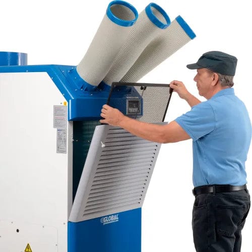 Centerline Dynamics Commercial Portable ACs Portable Air Conditioner W/ Cold Air Nozzles, 5 Ton, 60,000 BTU, 230V