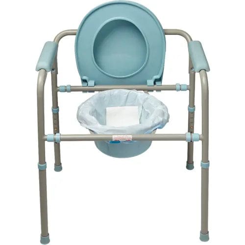 Centerline Dynamics Commode Liners w/ Absorbent Pad, 12 per Box/6 Boxes per Case