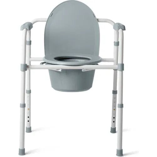 Centerline Dynamics Commodes 3 in 1 Steel Folding Commode, 350 lb. Capacity