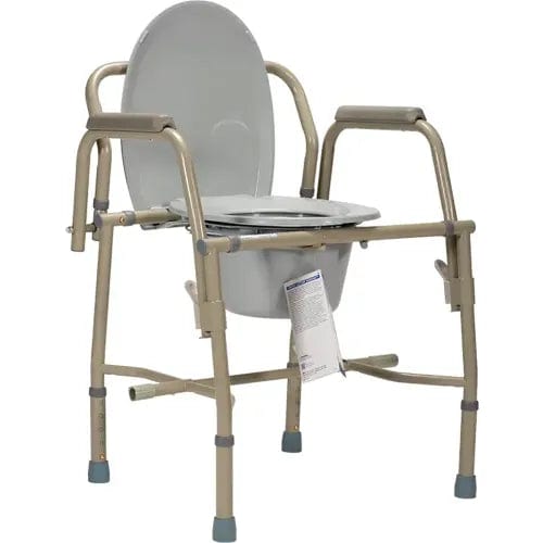 Centerline Dynamics Commodes Drop Arm Folding Commode Seat