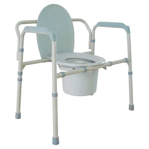 Centerline Dynamics Commodes Heavy Duty Bariatric Folding Bedside Commode Seat