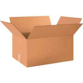Centerline Dynamics Corrugated Box Cardboard Corrugated Boxes, 24"L x 18"W x 12"H, Kraft - Pkg Qty 10