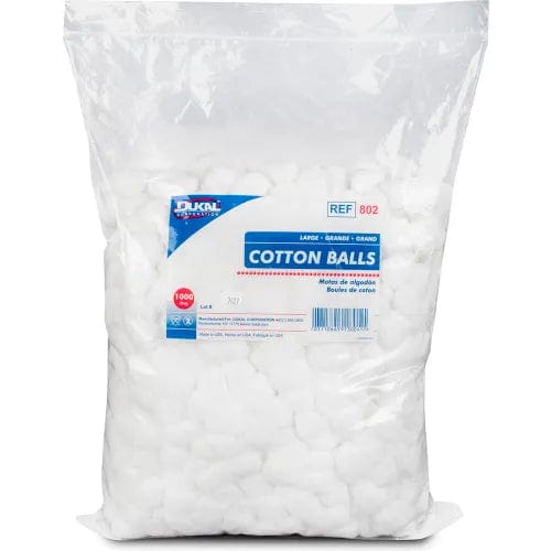 Centerline Dynamics Cotton Balls Cotton Balls, Large, 1000/Bag, 2 Bag/Case