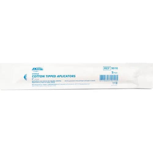 Centerline Dynamics Cotton Tipped Applicators Applicator, 6" Cotton Tip, Sterile, 2/PK, 100 PK/Box, 10 Box/Case