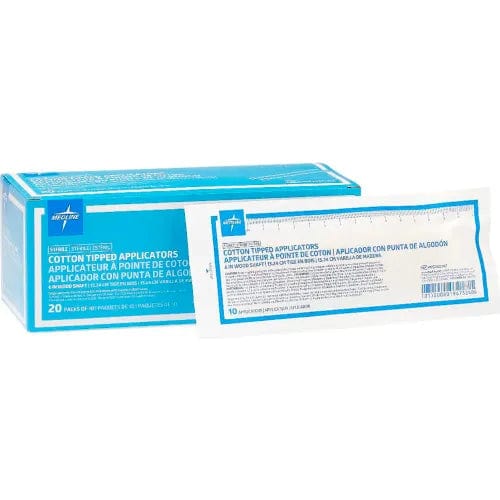 Centerline Dynamics Cotton Tipped Applicators Sterile Cotton-Tipped Wood Applicator, 6"L, 10 per Pack/20 Packs per Case