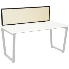 Centerline Dynamics Desk Interion® Universal Clamp-On Desk Partition - Fabric
