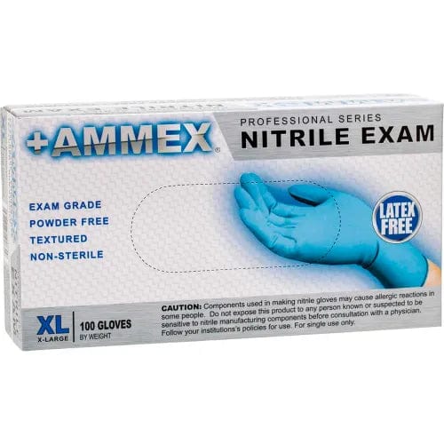 Centerline Dynamics Disposable Gloves APFN Medical/Exam Nitrile Gloves, Powder-Free, Blue, Large, 1000/Case
