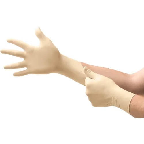 Centerline Dynamics Disposable Gloves Diamond Grip® MF-300 Latex Gloves, Powder-Free, Beaded, Size S, 1000/Case