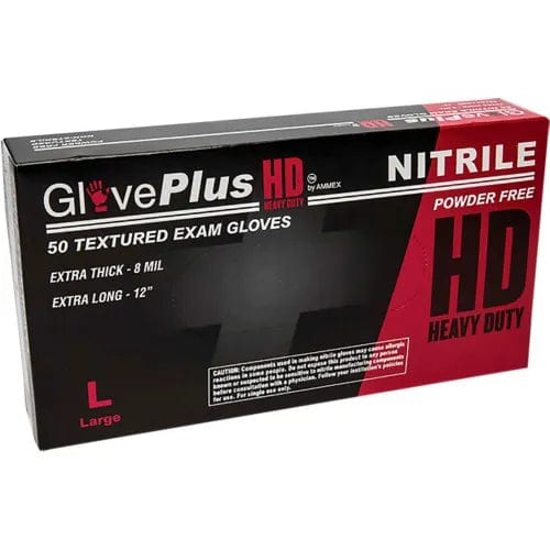 Centerline Dynamics Disposable Gloves GlovePlus Medical/Exam Nitrile Gloves, Powder-Free, Extra Long, M, 500/Case