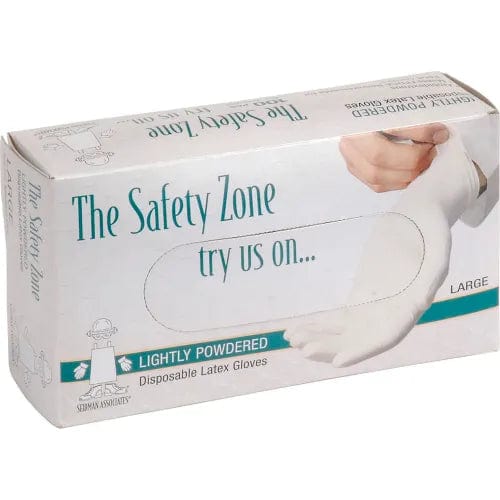 Centerline Dynamics Disposable Gloves Industrial Grade Disposable Latex Gloves, Powdered, Small, Natural, 3.7 Mil, 1000/Case