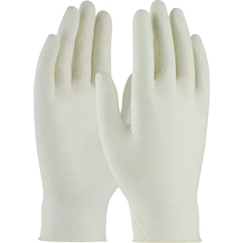 Centerline Dynamics Disposable Gloves Industrial Grade Latex Gloves, Powder-Free, White, XS, 1000/Case
