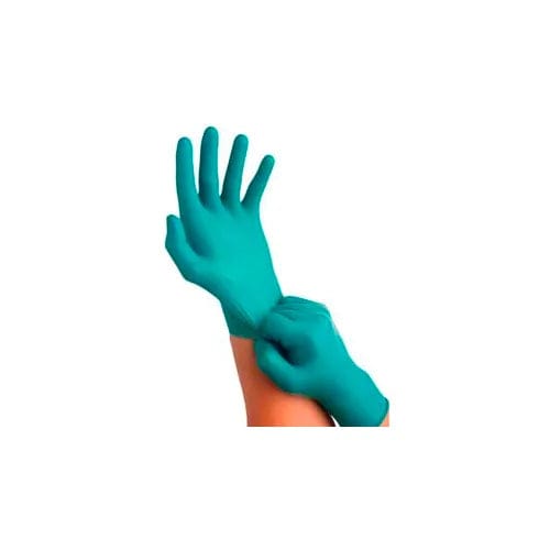 Centerline Dynamics Disposable Gloves Industrial Grade Nitrile Disposable Glove, Powdered, Green, 9.5-10, 1000/Case
