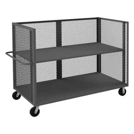 Centerline Dynamics Durham 3 Sided Mesh Truck 36-3/8 x 78-1/2 x 56-7/16 Durham 3 Sided Mesh Trucks & Optional Shelves
