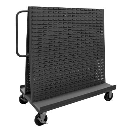 Centerline Dynamics Durham A-Frame Truck Durham A-Frame Truck Pegboard & Louvered Panel Gray, 30 x 54-1/2 x 57