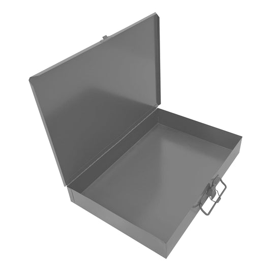 Centerline Dynamics Durham Compartment Box Accessories Durham Small Steel Compartment Box, Empty, Gray