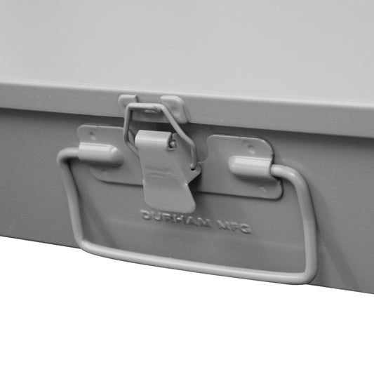 Centerline Dynamics Durham Compartment Boxes Durham Large Steel Compartment Box, 12 Compartments, Gray