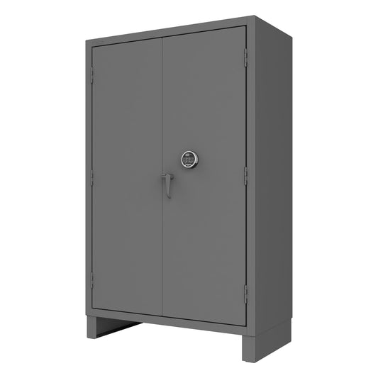 Centerline Dynamics Durham Electronic Access Control 48 x 24 x 78 Durham Access Control Cabinet, 14 Gauge, 4 Shelves