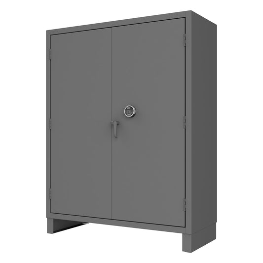 Centerline Dynamics Durham Electronic Access Control 60 x 24 x 78 Durham Access Control Cabinet, 14 Gauge, 4 Shelves