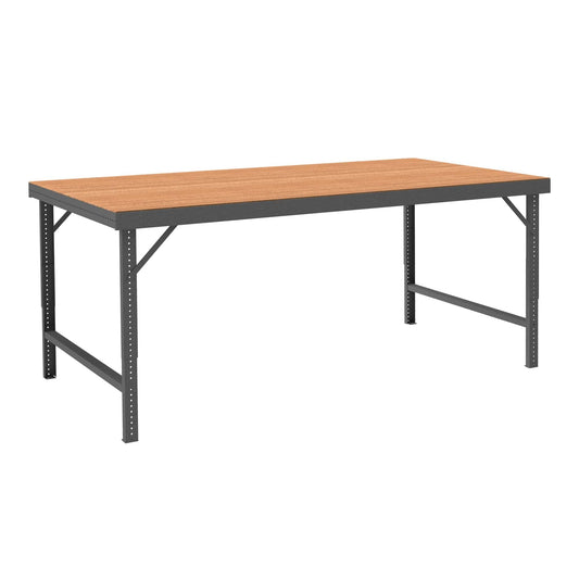 Centerline Dynamics Durham Ergonomic Workbenches Durham Folding Leg Workbench, Tempered Hardboard Top, 72 x 36