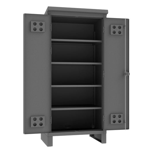 Centerline Dynamics Durham Jobsite Storage Durham Outdoor Cabinet, 12 Gauge, 4 Shelves