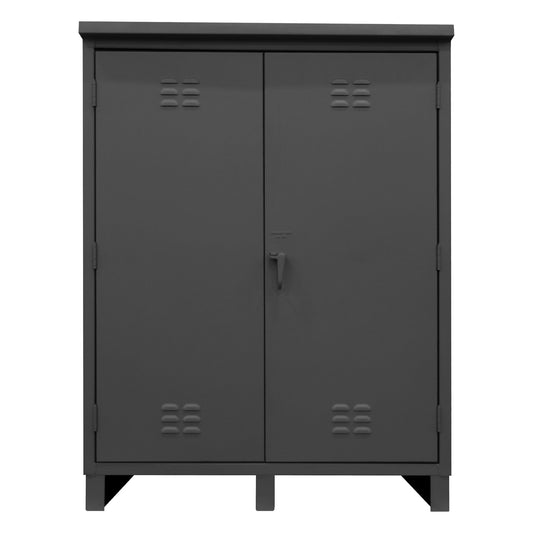 Centerline Dynamics Durham Jobsite Storage Durham Outdoor Cabinet, 12 Gauge, 4 Shelves, 60-3/8 x 26-11/16 x 80-5/16