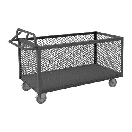 Centerline Dynamics Durham Mesh Truck 4STE-EX-2448-5PU-95 Durham 4 Sided Box Trucks with Ergonomic Handle