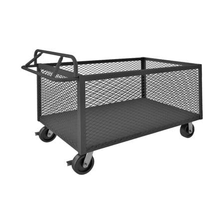 Centerline Dynamics Durham Mesh Truck 4STE-EX-2448-95 Durham 4 Sided Box Trucks with Ergonomic Handle