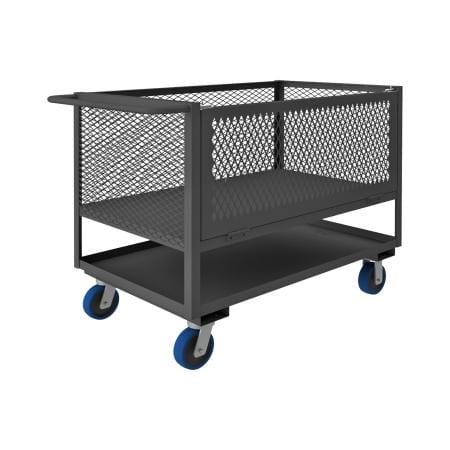 Centerline Dynamics Durham Mesh Truck 4STEDG-EX-3048-6PU-95 Durham 4 Sided Solid Box Truck with Drop Gate