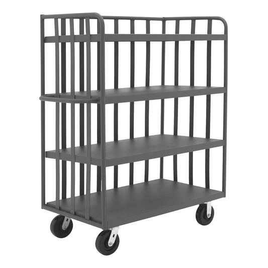 Centerline Dynamics Durham Open Portable Truck 25-1/8 x 50-1/8 x 57-1/2 Durham Open Portable Truck 3 shelves 1 Base Shelf