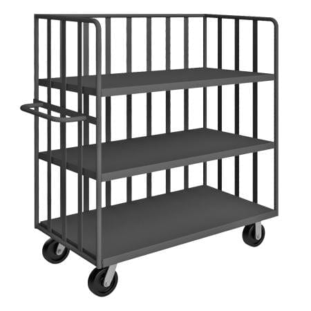 Centerline Dynamics Durham Open Portable Truck 25-1/8 x 68-1/8 x 57-1/2 Durham Open Portable Truck 1 Shelf, 1 Base Shelf