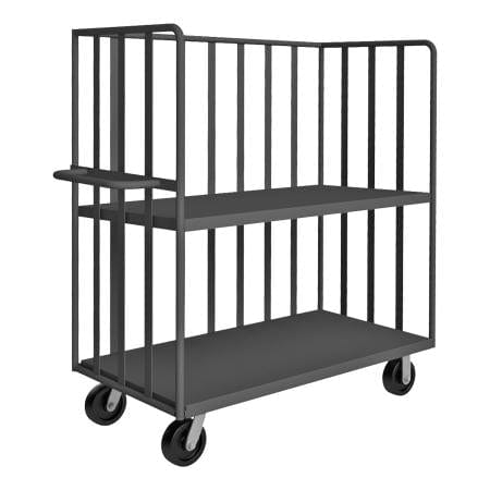 Centerline Dynamics Durham Open Portable Truck 31-1/8 x 68-1/8 x 57-1/2 Durham Open Portable Truck 1 Shelf, 1 Base Shelf