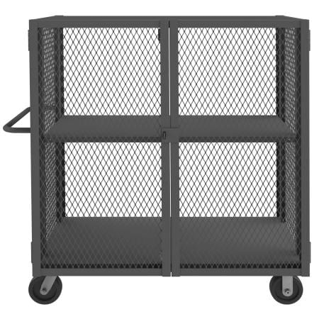 Centerline Dynamics Durham Open Portable Truck 32 x 54-1/2 x 56-7/16 Durham Mesh Truck, 1 Adjustable Shelf
