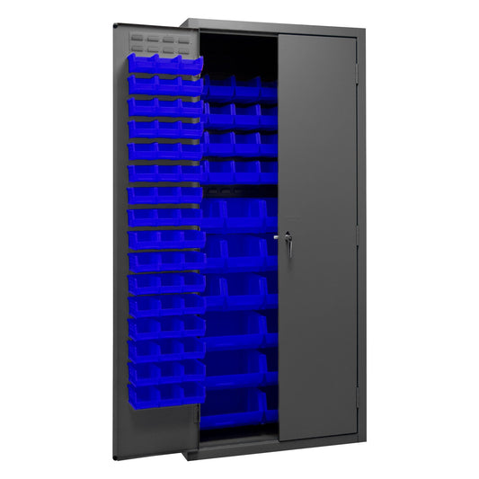 Centerline Dynamics Durham Speciality Cabinets Blue Durham Cabinet with 138 Bins