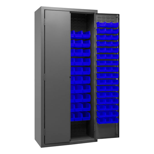 Centerline Dynamics Durham Speciality Cabinets Blue Durham Cabinet with 156 Bins