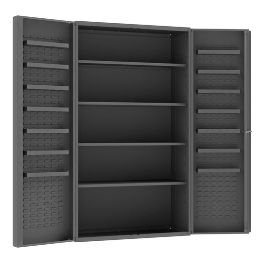 Centerline Dynamics Durham Speciality Cabinets Durham Cabinet, 18 Shelves, No Legs, 48 x 24 x 84