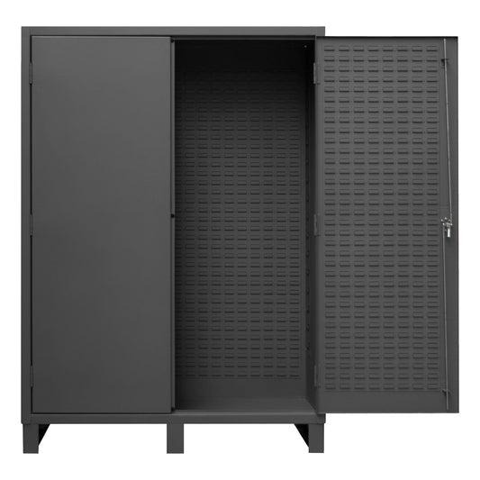 Centerline Dynamics Durham Speciality Cabinets Durham Customizable Cabinet, Louvered Panel, 14 Gauge, 60 x 24 x 84