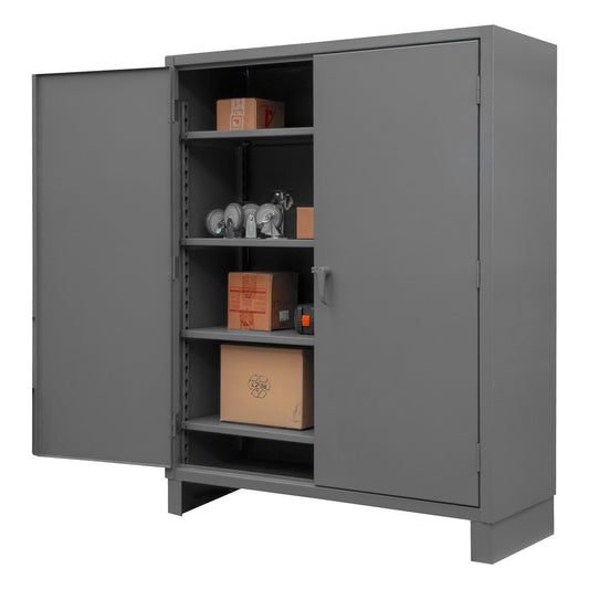 Centerline Dynamics Durham Speciality Cabinets Durham Wardrobe Cabinet, 1 Fixed Shelf, 4 Adjustable Shelves, Hanger Bar, 48 x 24 x 78