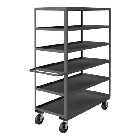 Centerline Dynamics Durham Steel Shelf Carts Durham Stock cart, 6 shelf, 24-1/4 x 54-1/4 x 73
