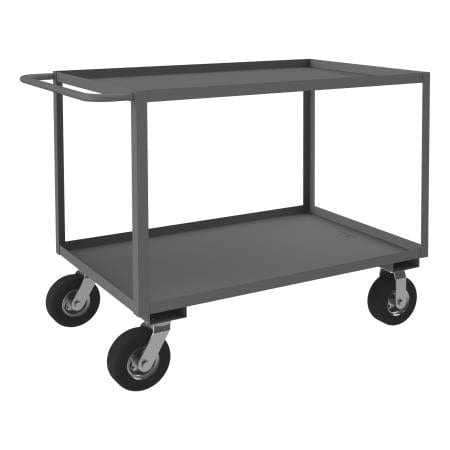 Centerline Dynamics Durham Stock Carts 30-1/4 x 54-1/4 x 41-1/4 Durham Stock Cart, 2 Shelves