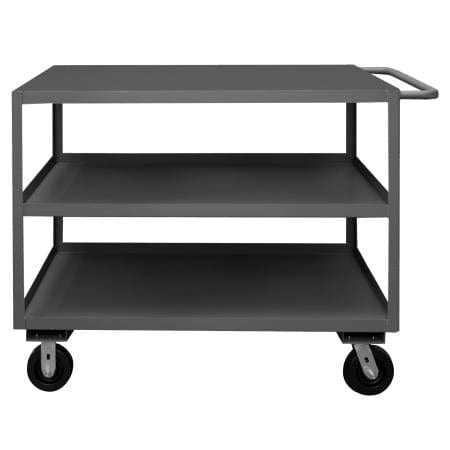 Centerline Dynamics Durham Stock Carts 30-1/4 x 66-1/4 x 39 Durham Stock Cart, 2 Shelves