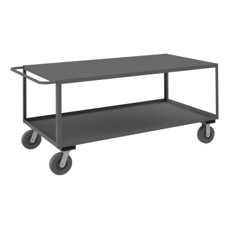 Centerline Dynamics Durham Stock Carts 36-1/4 x 78-1/4 x 36 Durham Stock Cart, 2 Shelves