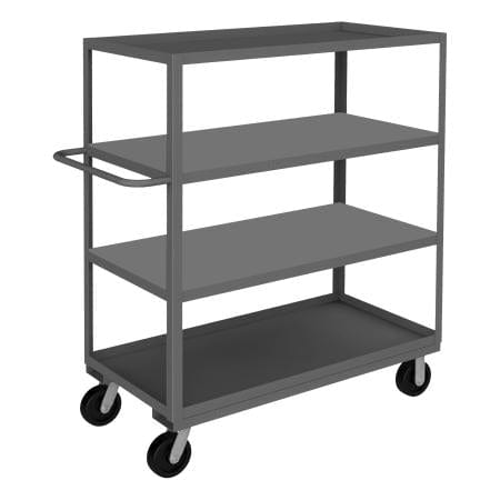 Centerline Dynamics Durham Stock Carts Durham Stock Cart, 4 Shelves, 30-1/4 x 66-1/4 x 69-3/4