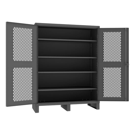 Centerline Dynamics Durham Ventilated Cabinets Durham Ventilated Cabinet, 12 Gauge, 4 Shelves, 60 x 24 x 78