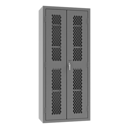 Centerline Dynamics Durham Ventilated Cabinets Durham Ventilated Shelves Cabinet, 14 Gauge, 4 Shelves, 36 x 18 x 84